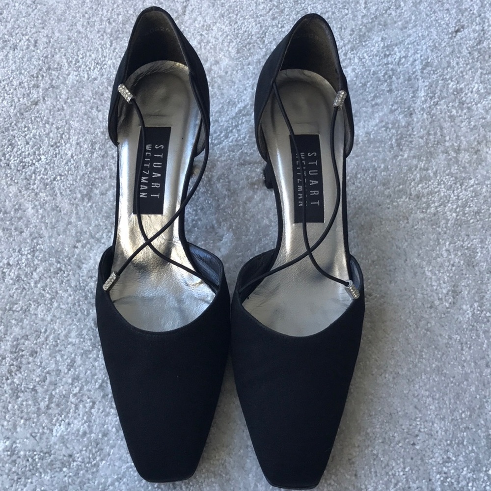 Stuart Weitzman black evening shoes